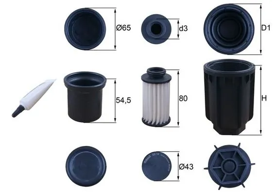 UX13KIT Mahle Original Filtro de AdBlue
