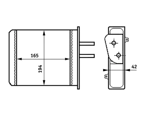 Radiador interior Fiat Punto I (1993-1999)