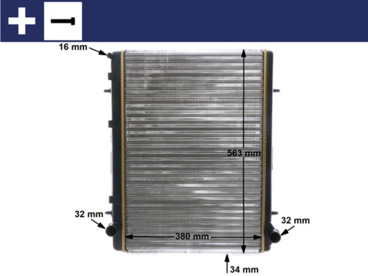 Comprar CR2033000S Mahle Original Radiador de auto