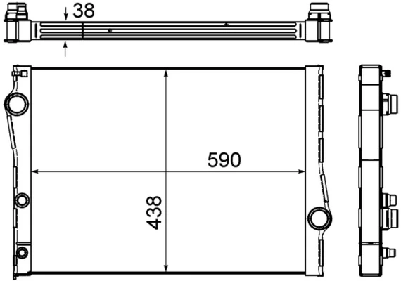 Radiador CR1049000S Mahle Original
