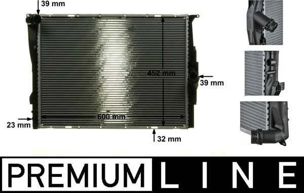 Radiador CR1090000P Mahle Original
