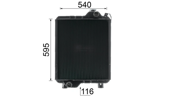 Radiador de água Mahle Original CR2450000P