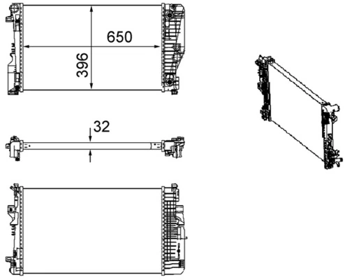 CR1173000S Mahle Original Refrigeración del motor