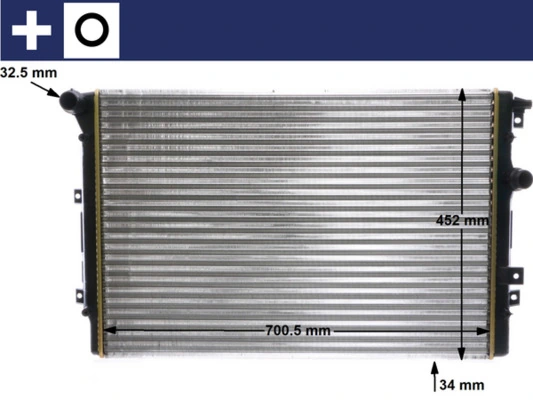 Comprar CR2032000S Mahle Original Radiador de auto