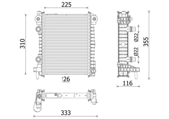 CR2707000P Mahle Original