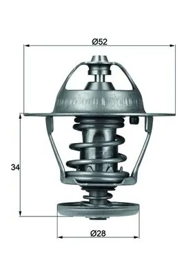 Termostato MAHLE TX6888D
