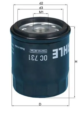 OC731 Mahle Original