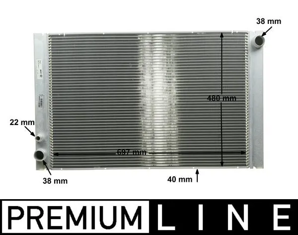Radiador N1408 HELLA