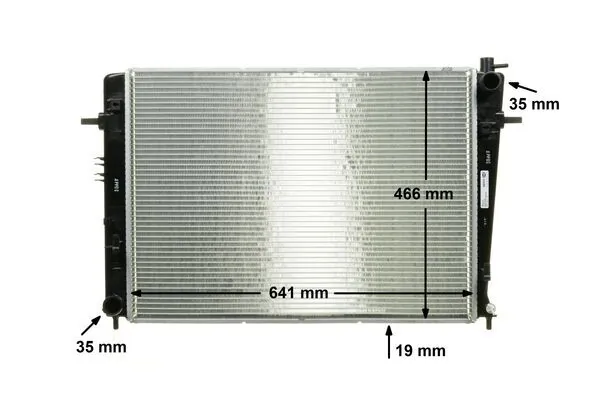 Radiador de água Mahle Original CR909000P