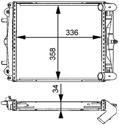 CR370000S Mahle Original Refrigeración del motor