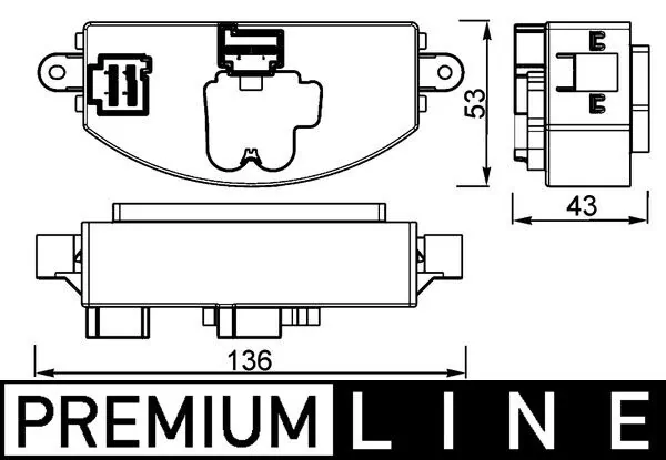 ABR106000P Mahle Original Resistencia de calefacción