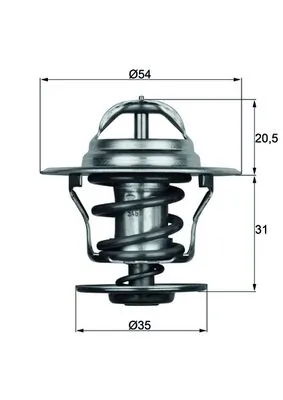 TX1587D Mahle Original