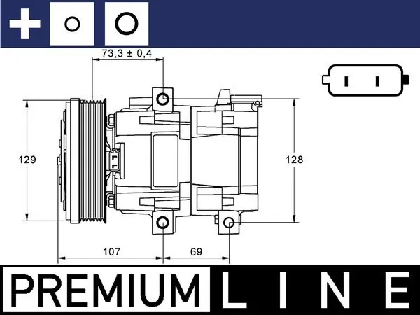 Compresor ac Mahle Original ACP855000P precio, desde 213,91 EUR
