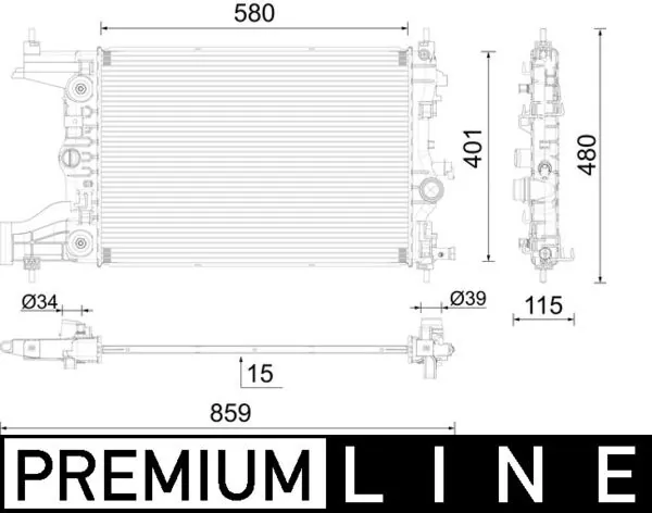 CR2122000P Mahle Original