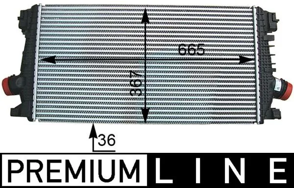 Radiador de aire de admisión Mahle Original CI364000P precio, desde 66,43 EUR