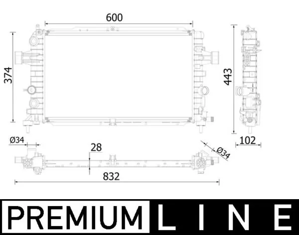 CR2231000P Mahle Original