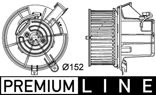 AB119000P Mahle Original Ventilador de habitáculo