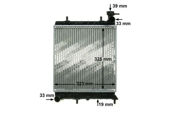 Radiador CR1281000P Mahle Original