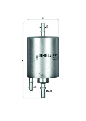 Filtro combustible Mahle Original KL573 precio, desde 6,47 EUR
