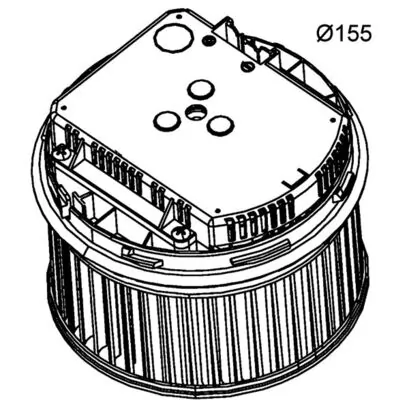 AB261000P Mahle Original Ventilador de habitáculo