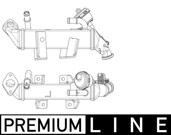 CE19000P Mahle Original Enfriador de recirculación de gases de escape EGR