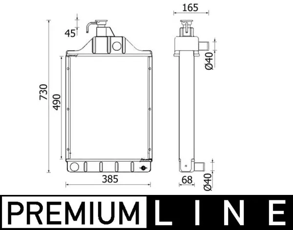 CR2416000P Mahle Original