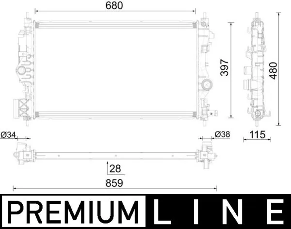 CR2590000P Mahle Original