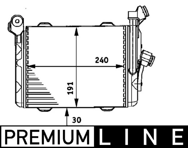 CLC33000P Mahle Original Radiador de aceite