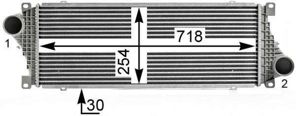 Intercooler CI18000S Mahle Original
