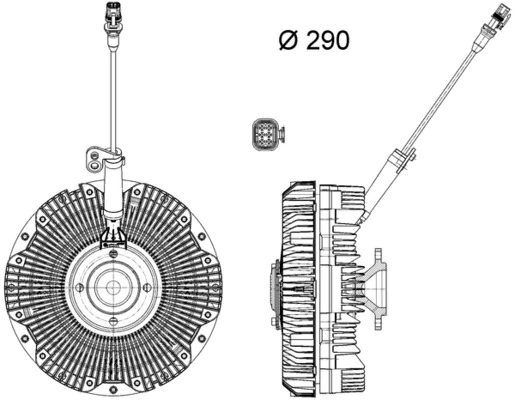 Embrague, ventilador de refrigeración Mahle Original CFC197000P precio, desde 600,80 EUR