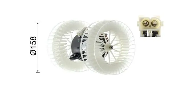 Ventilador habitáculo AB40000P Mahle Original