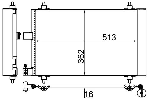 Condensador para Peugeot 407  (6E)