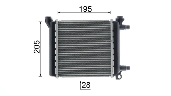 Radiador adicional de refrigeración del motor Mahle Original CR2642000P