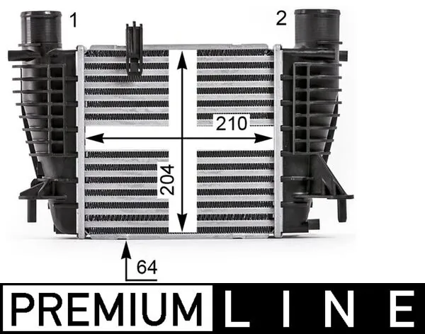 Intercooler CI533000P Mahle Original