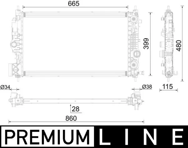 CR2593000P Mahle Original