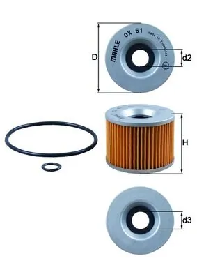 OX61D Mahle Original