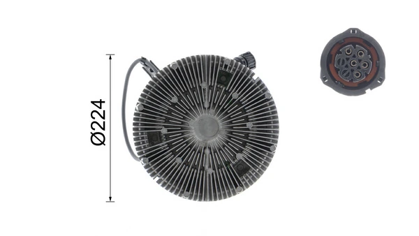 Comprar CFC190000P Mahle Original Embrague viscoso de ventilador