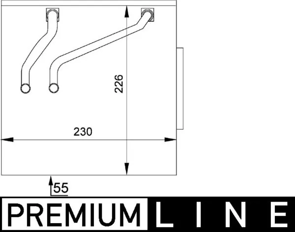 AE49000P Mahle Original Evaporador, aire acondicionado