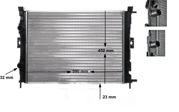 Água radiador Mahle Original CR1690000S precio, desde 86,86 EUR