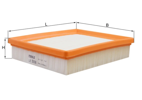 LX5598 Mahle Original Filtro de aire de motor