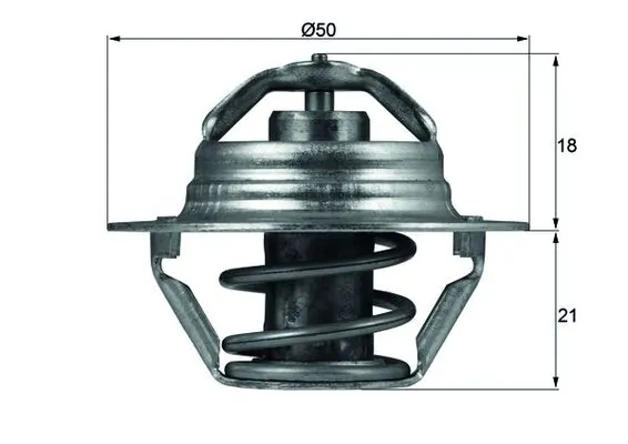 TX10089D Mahle Original Termostato de agua