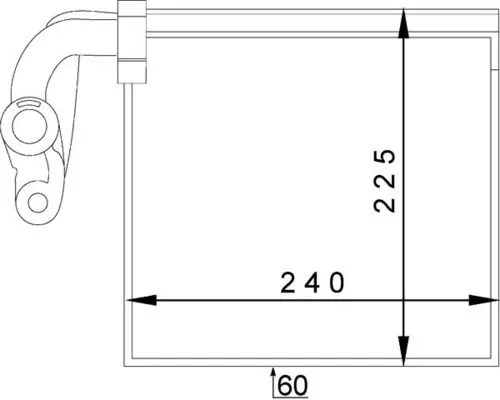 Evaporador, aire acondicionado Ford Focus II (2004-2011)