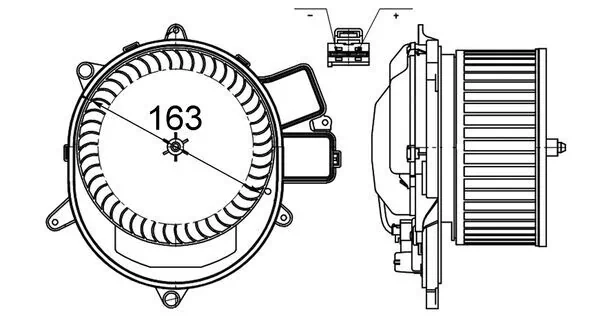Ventilador de calefacción Mahle Original AB231000S precio, desde 143,75 EUR