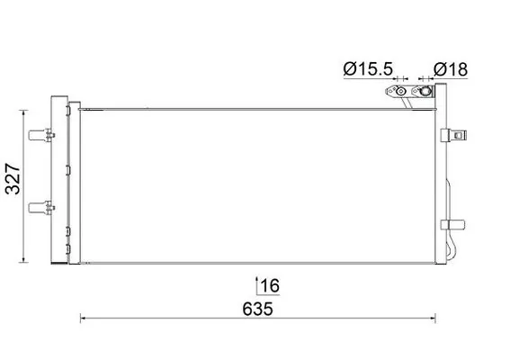 Condensador para Audi Q3  (8UB, 8UG)