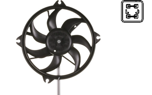 Ventilador de refrigeración del motor para Citroen Berlingo (M)