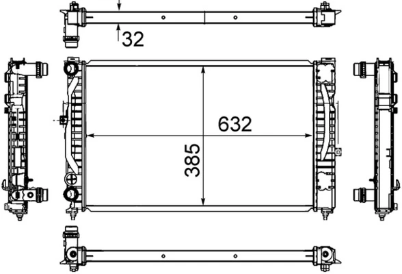 CR647000S Mahle Original Refrigeración del motor