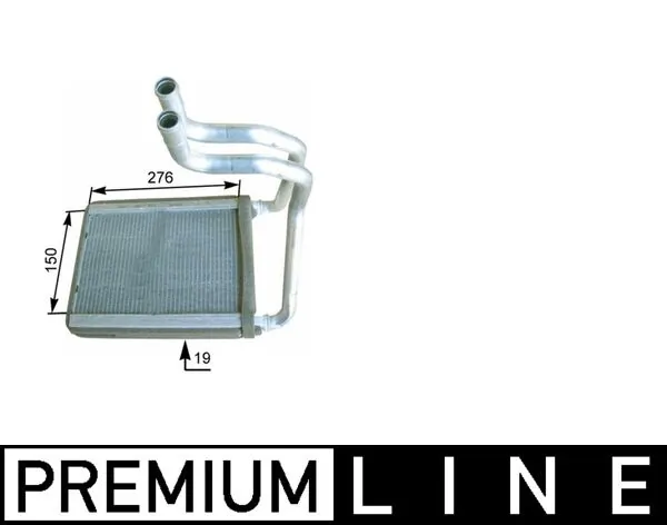 AH175000P Mahle Original Radiador interior