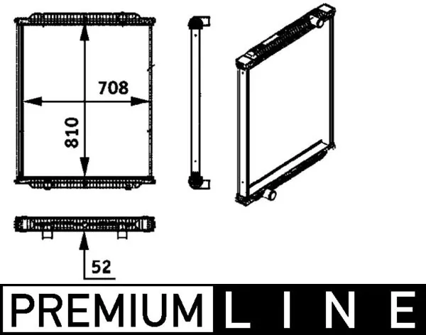 CR725000P Mahle Original Refrigeración del motor