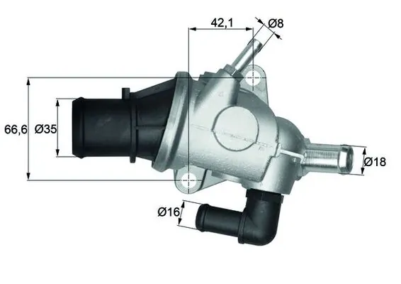 Termostato refrigerante 147  hatchback (2001-2010) original desde 41,74 €