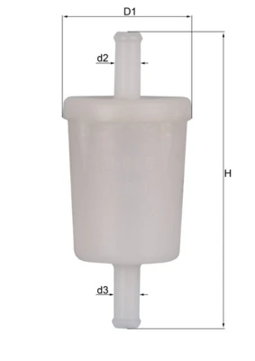 Filtro de combustible MAHLE KL260